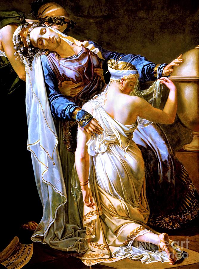 Hecuba and Polyxena Painting by Thea Recuerdo