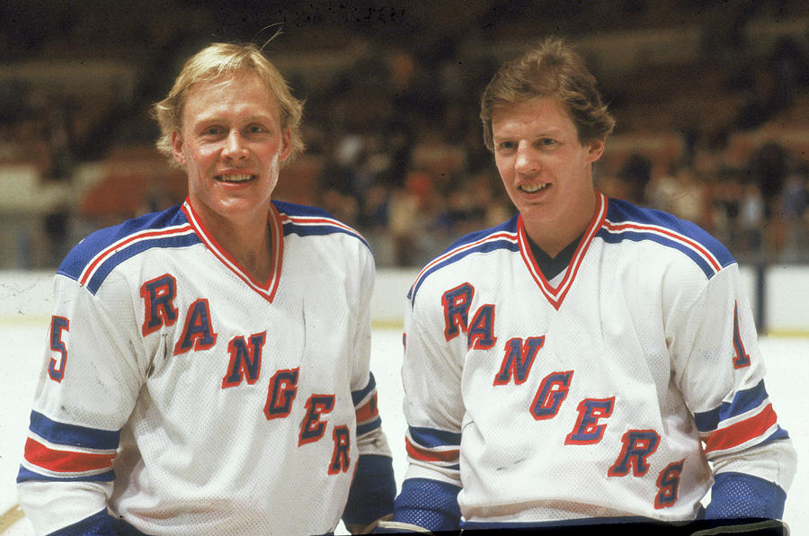 Hedberg & Nilsson On The Ice Photograph by B Bennett
