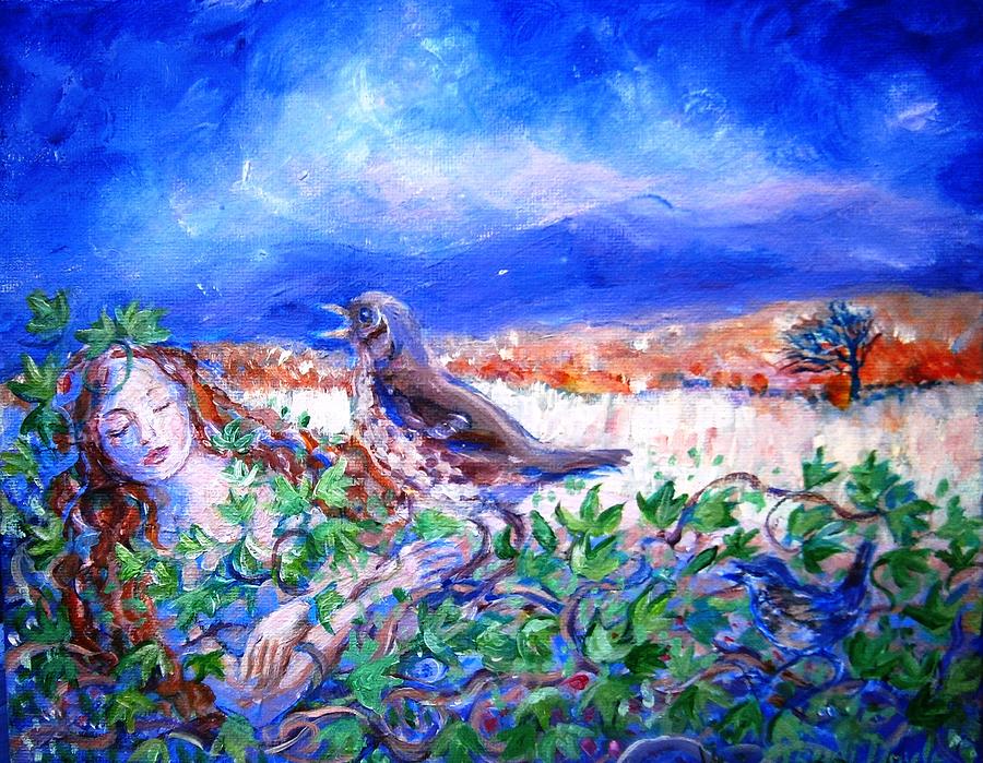 Hedgerow Lullaby   Painting by Trudi Doyle