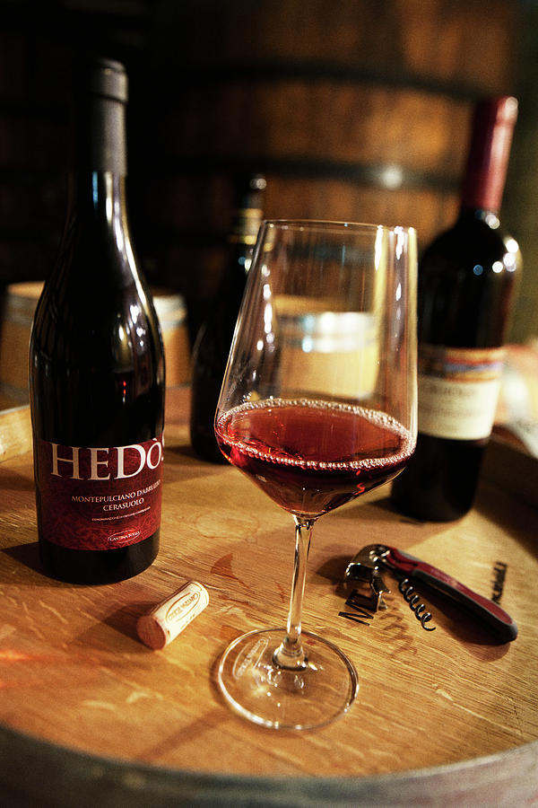 Hedos Wine, Abruzzo, Italy Digital Art by Franco Cogoli