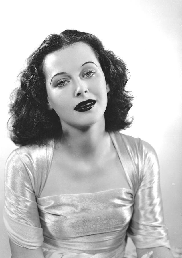 Hedy Lamarr At The News Color Studio Photograph by New York Daily News Archive