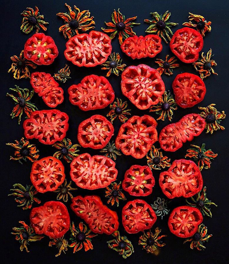 Heirloom Tomato Grid by Sarah Phillips Heirloom Tomato Grid by Sarah Phillips