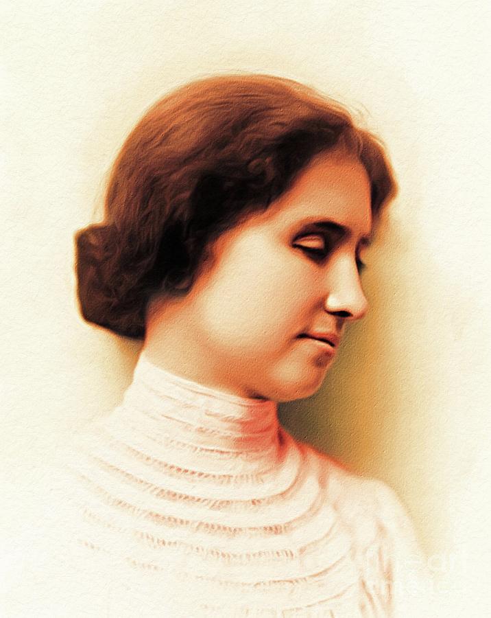 Helen Keller, Author Painting by Esoterica Art Agency Fine Art America