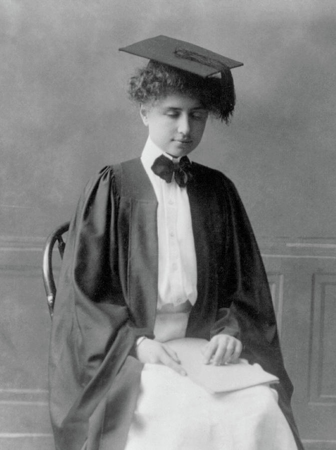 Helen Keller Graduating, 1904 Photograph by Science Source