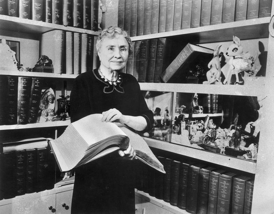 Helen Keller Photograph by Hulton Archive