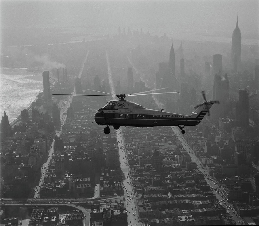 Helicopter Views of New York Photograph by Dmitri Kessel
