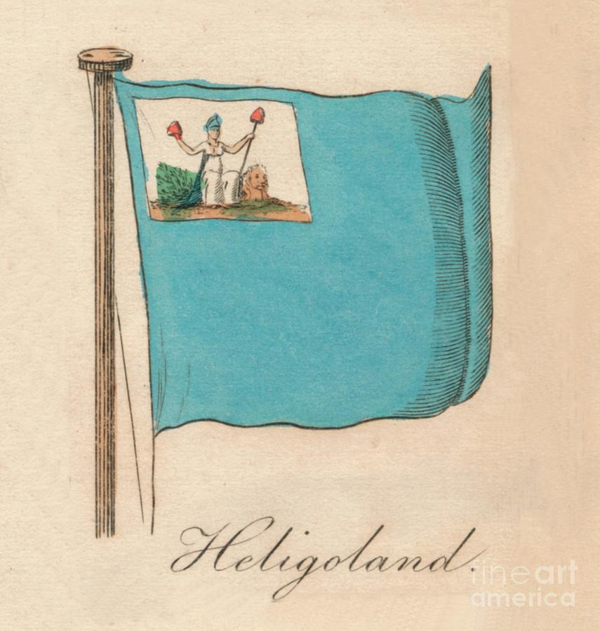 Heligoland, 1838 Drawing by Print Collector