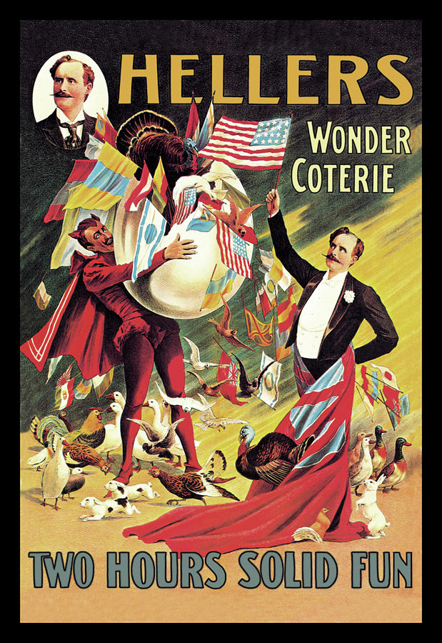Hellers Wonder Coterie Painting by Adolph Friedlander