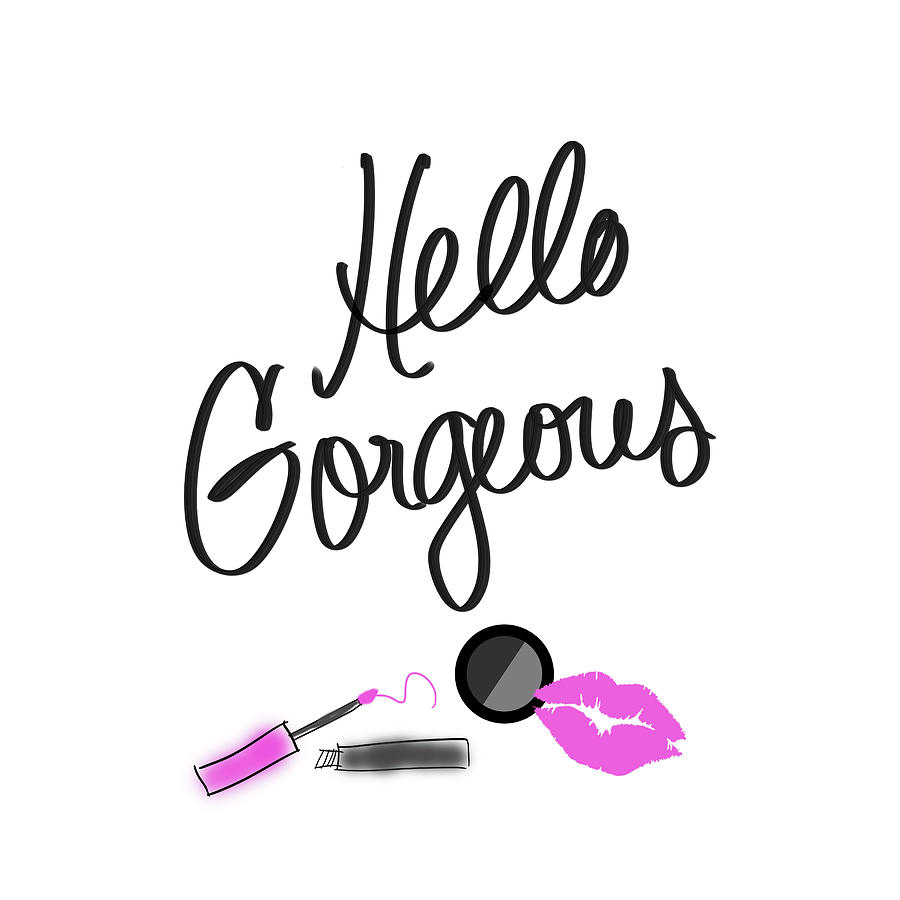 Hello Mixed Media - Hello Gorgeous by Sundance Q