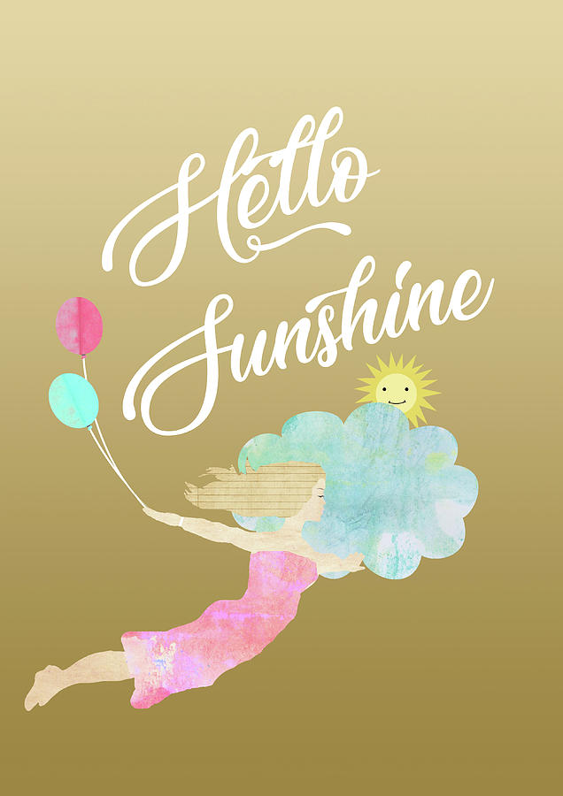 Hello Sunshine Mixed Media by Claudia Schoen