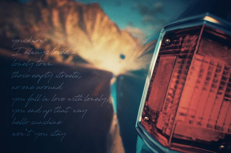 Hello Sunshine Lyrics3 Digital Art by Andrea Gatti