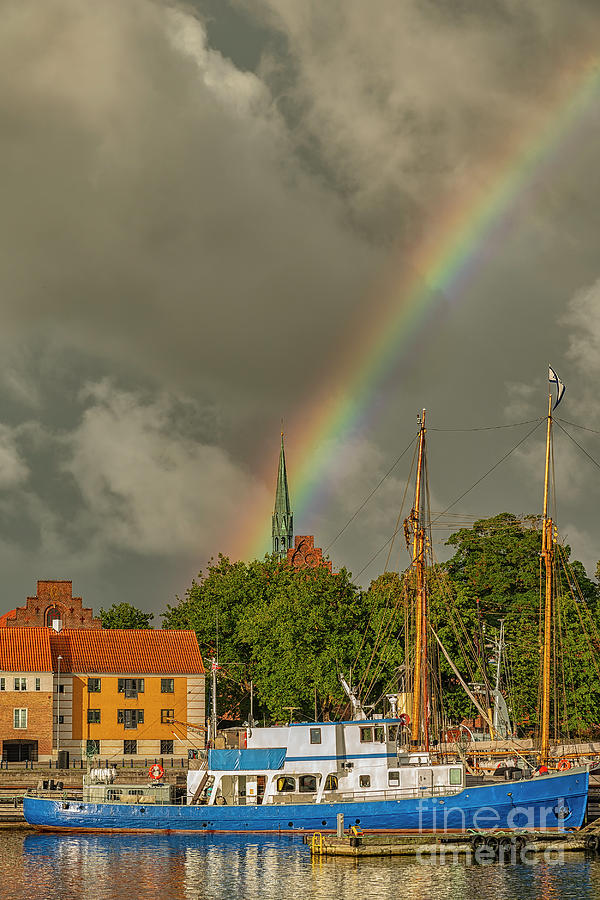 Helsingor Rainbow Rising Photograph by Antony McAulay