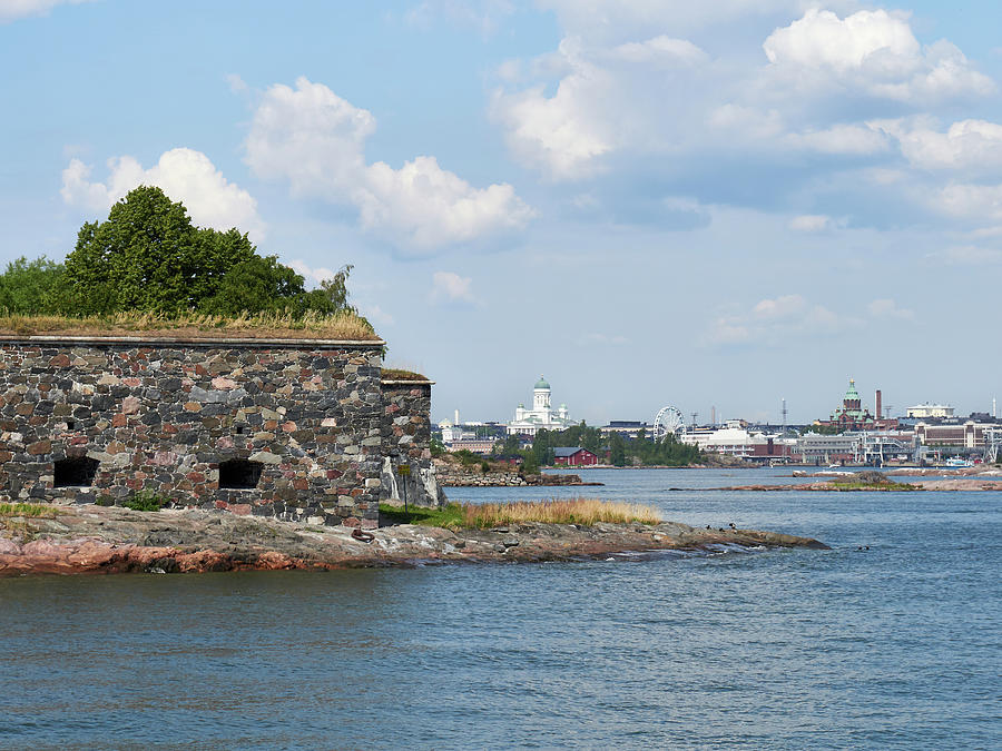 Helsinki From Suomenlinna Photograph