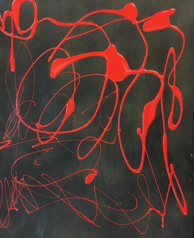 Abstract Painting - helterSkelter by Greg Powell Abstract Painting - helterSkelter by Greg Powell