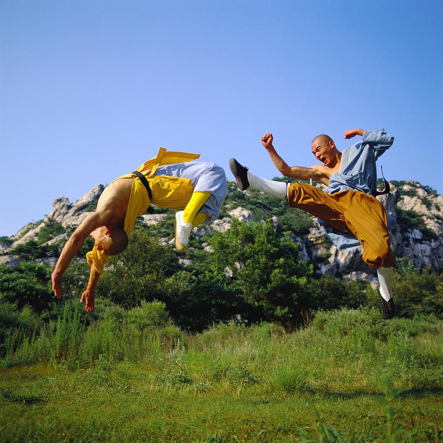 Henan In Shaolin, China - Photograph by Herve Bruhat