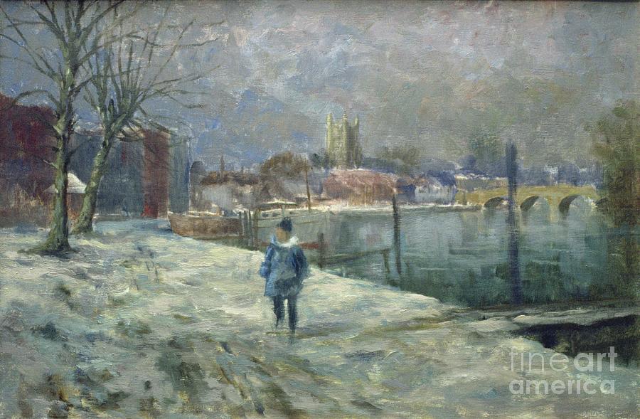 Henley On Thames Painting by Vic Trevett