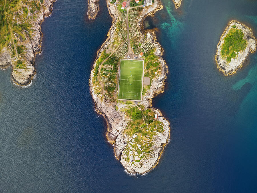 Henningsvær Stadion Photograph by Jie Jin - Fine Art America