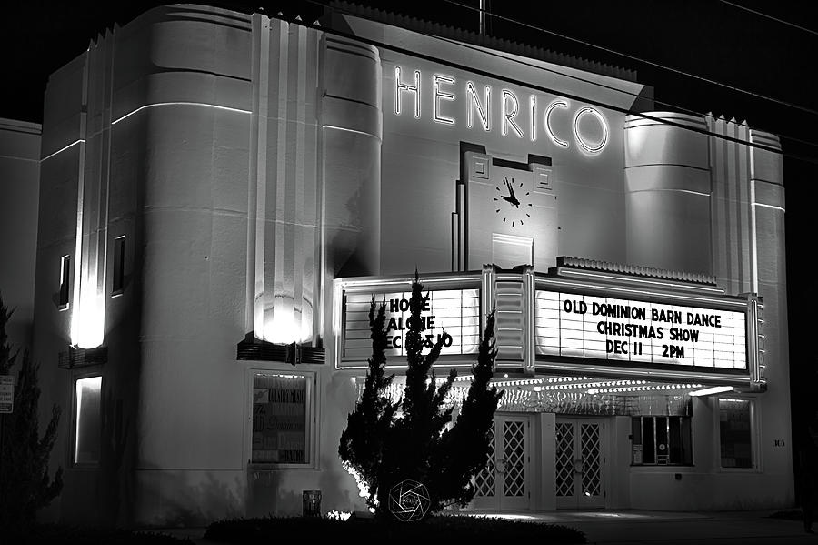 Richmond Photograph - Henrico Theater by Brian Archer