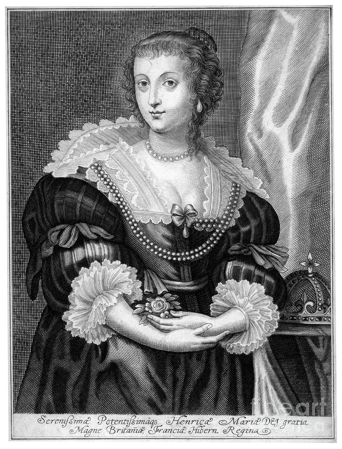 Henrietta Maria Of France, Queen By Print Collector