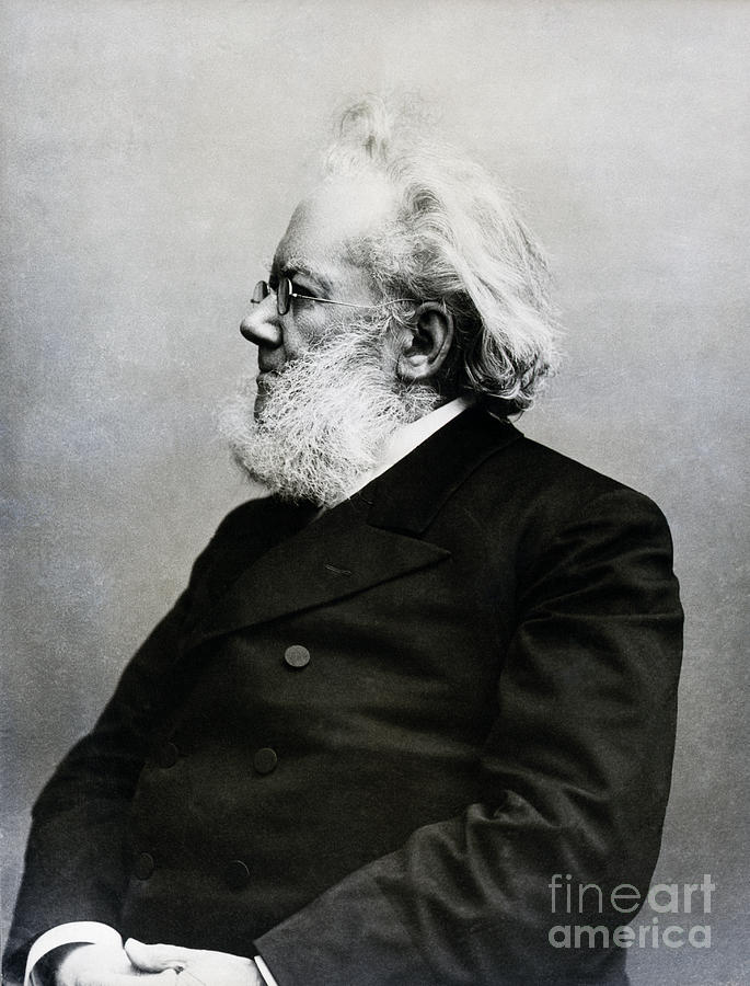 Henrik Ibsen, Norwegian Playwright Photograph by Bettmann