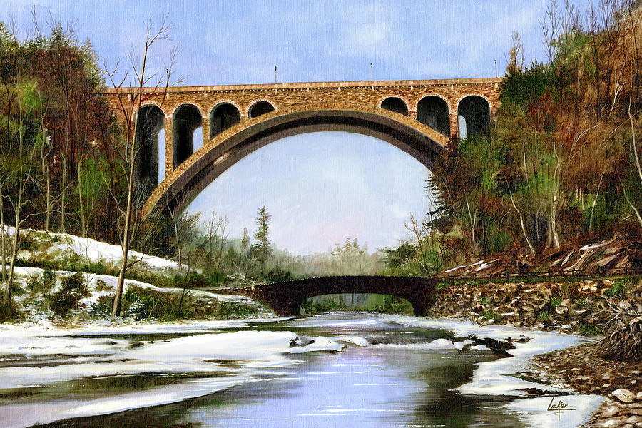 Henry Avenue Bridge Painting by Thomas Linker