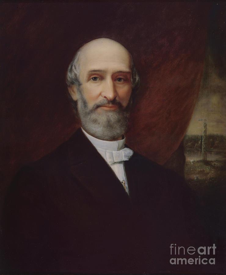 Henry Chandler Bowen Painting by James J. Sawyer