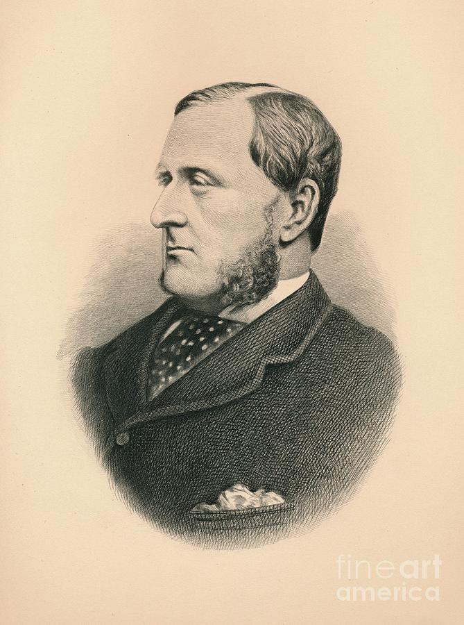 Henry Chaplin, 1st Viscount Chaplin Drawing by Print Collector