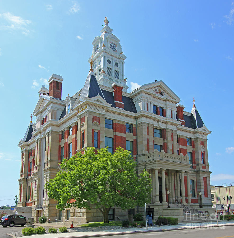 Henry County Courthouse 1168 Photograph by Jack Schultz