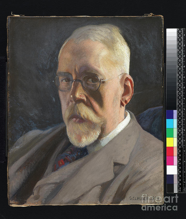 Henry Festing Jones, 1923 Painting by George Clausen