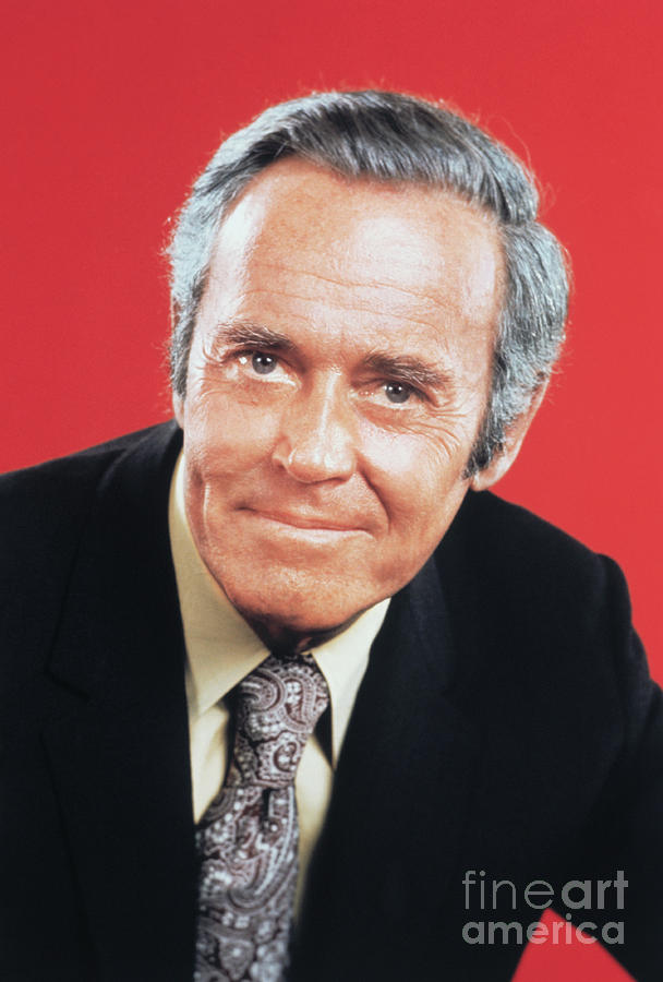Henry Fonda Posing With Red Background Photograph by Bettmann