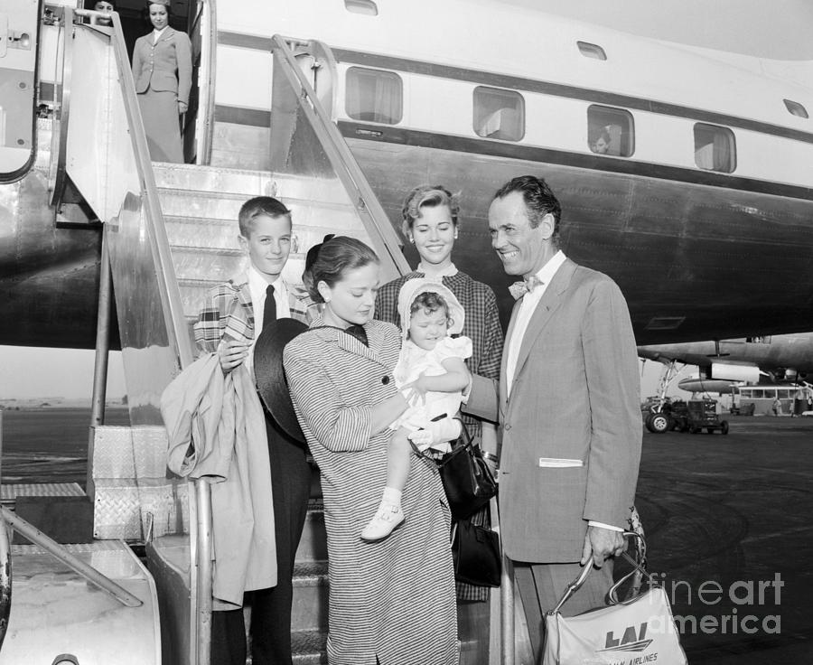 Henry Fonda With Family Photograph by Bettmann