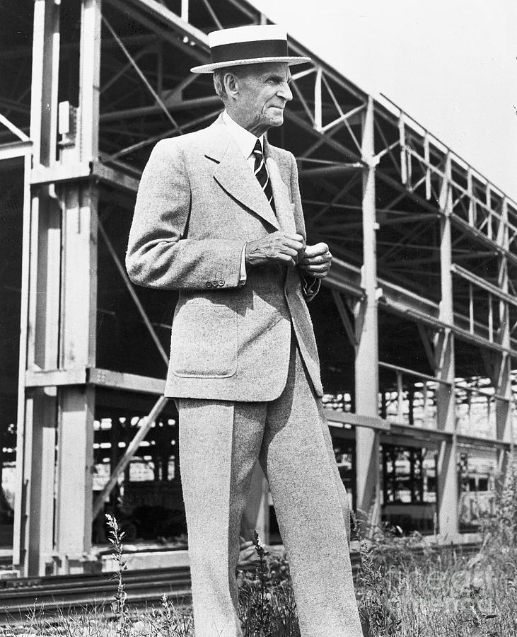 Henry Ford At Willow Run Photograph by Bettmann