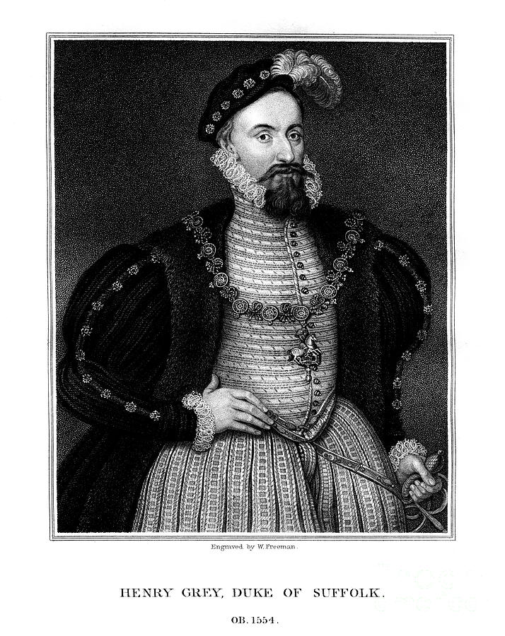 Henry Grey, 1st Duke Of Suffolk Drawing by Print Collector