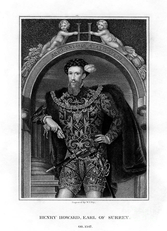 Henry Howard, Earl Of Surrey, English Drawing by Print Collector