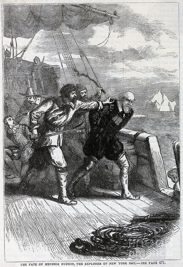 Henry Hudson Being Sent Off Of Ship Photograph by Bettmann