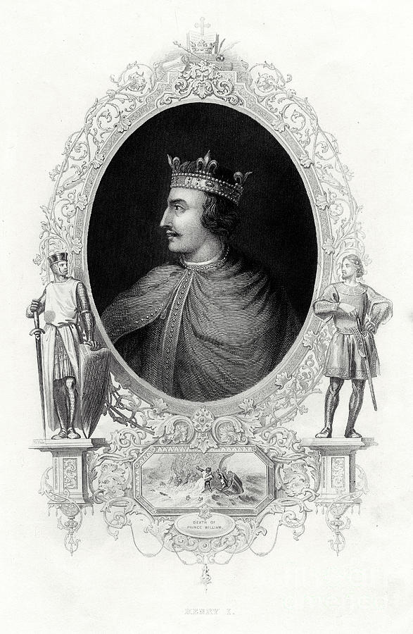 Henry I, King Of England, 1860 Drawing by Print Collector