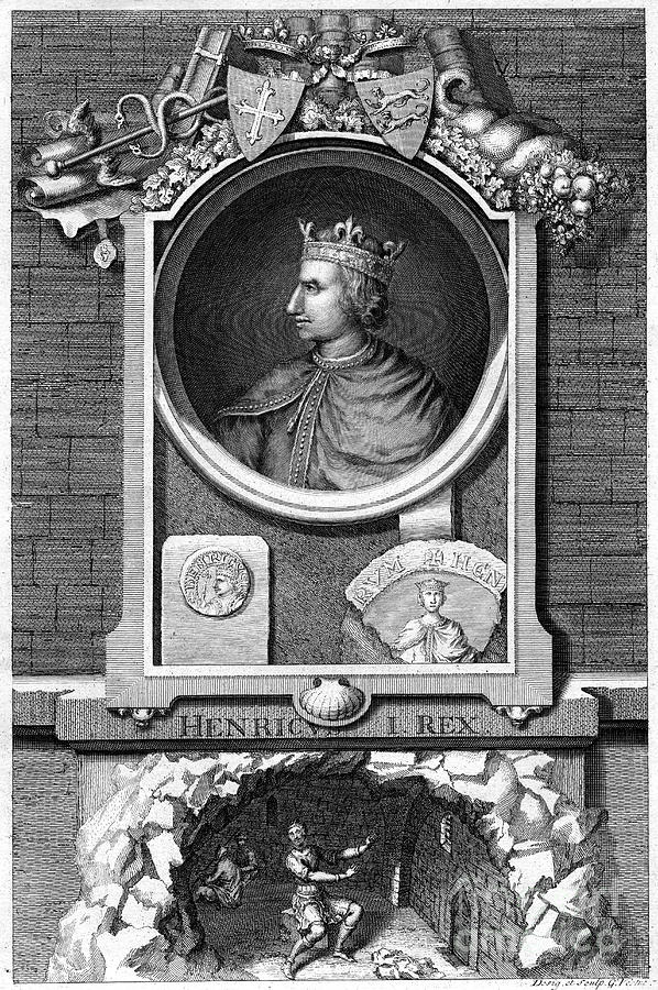 Henry I, King Of England.artist George Drawing by Print Collector