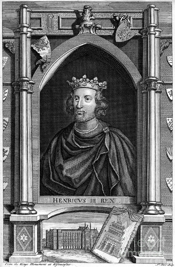 Henry IIi, King Of England.artist Drawing by Print Collector