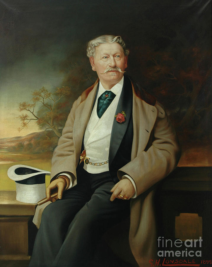 Henry Isaac Butterfield, 1899 Painting by Greenwood Herbert Lonsdale