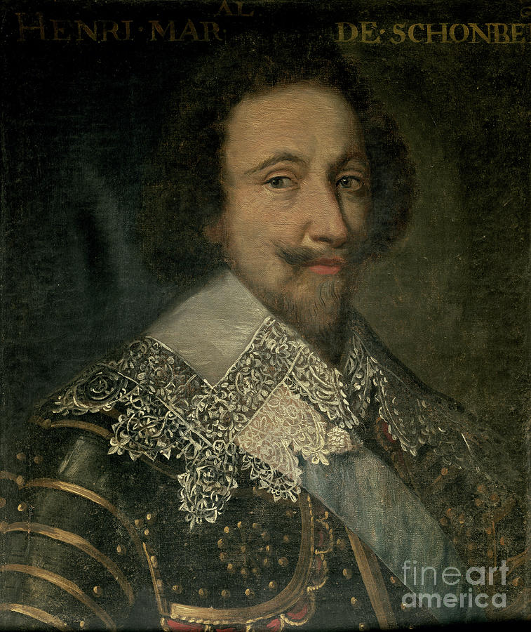 Henry, Marshal Of Schonberg Painting by French School - Fine Art America