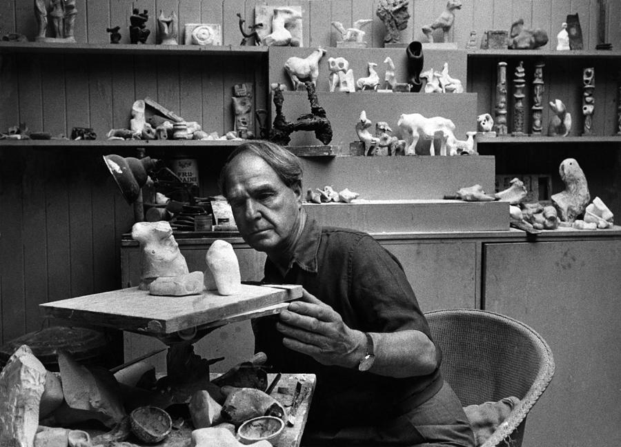 Henry Moore Photograph by Sanford Roth