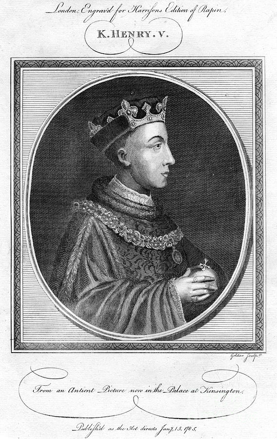 Henry V, King Of England.artist Goldar Drawing by Print Collector