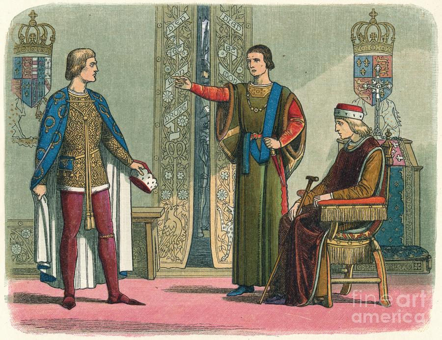 Henry Vi And The Dukes Of York Drawing by Print Collector