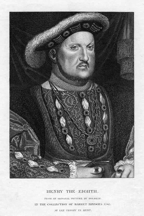 Henry Viii Of England, 1491-1547 Drawing by Print Collector