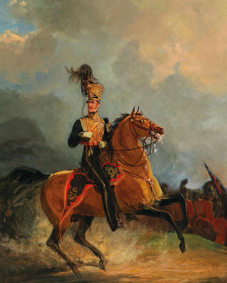Henry William Paget, Lord Uxbridge Painting by Jan Willem Pieneman