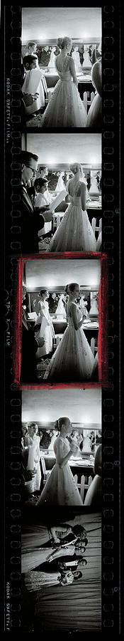 Hepburn and Kelly at Oscars Photograph by Allan Grant