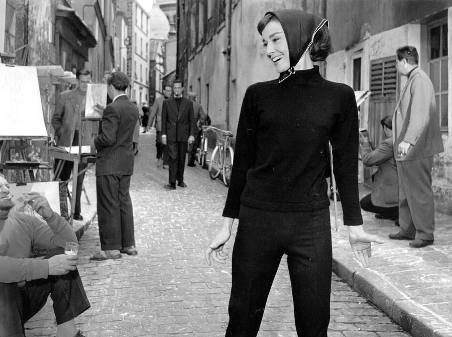 Hepburn At Paris Photograph by Bert Hardy