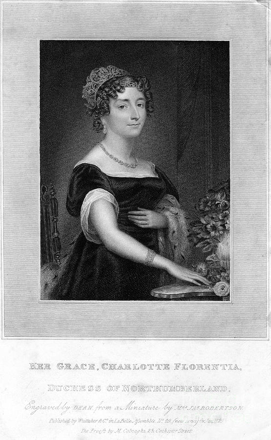Her Grace Charlotte Florentia, Duchess Drawing by Print Collector