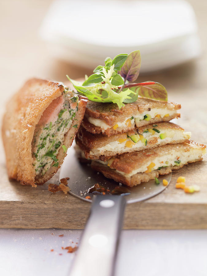 Herb Roast Chicken Sandwiches Photograph by Eising Studio