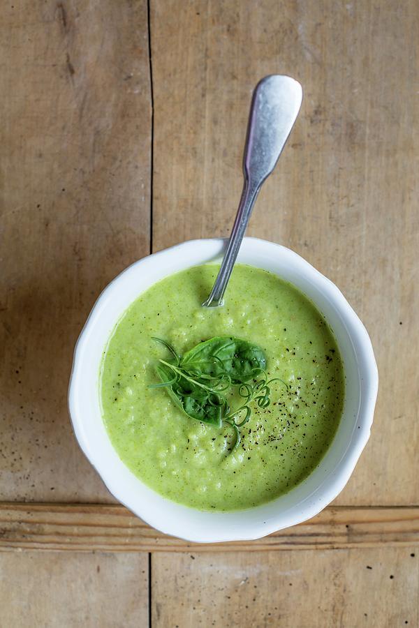 Herb Soup With Black Pepper Photograph by Claudia Timmann